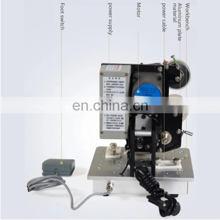 YTK brand HP241B hot sale semi automatic batch number & expiry date inkjet coding machine printer with 3 print lines