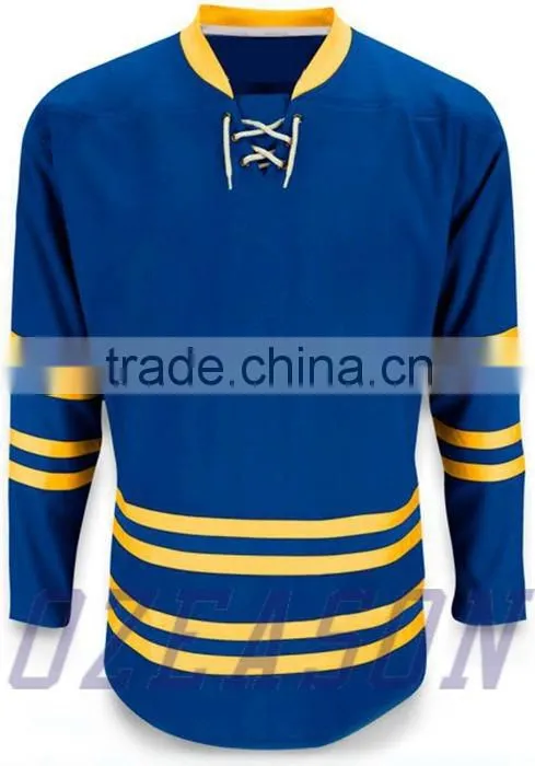 100% polyester Wholesale Cumstom Hockey Jersey / Ice Hockey jersey