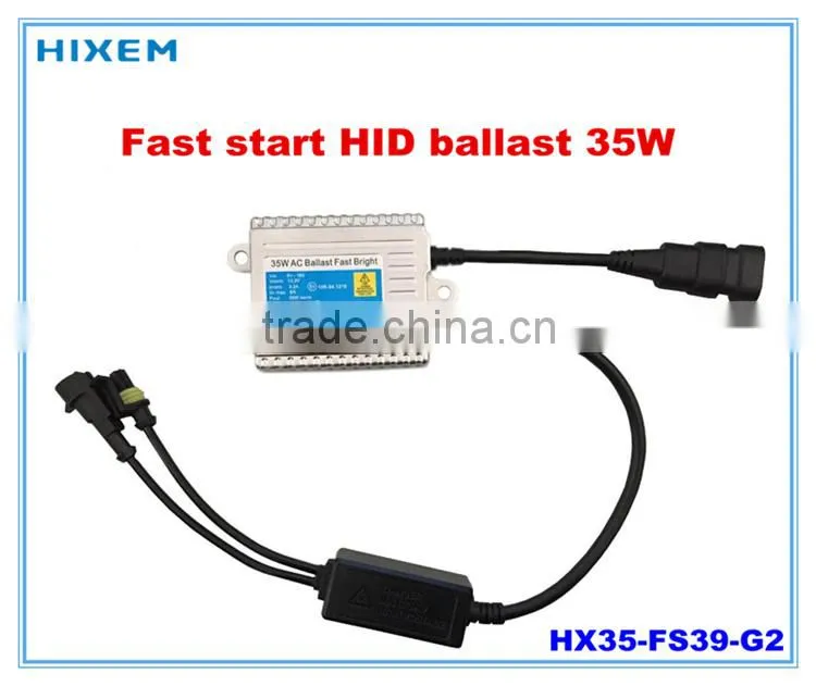 fast start hid ballast 12V 35W fast bright ballast slim
