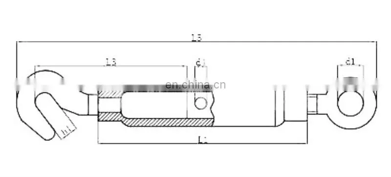 Closed body Turnbuckles body type and Metric Measurement system turnbuckle