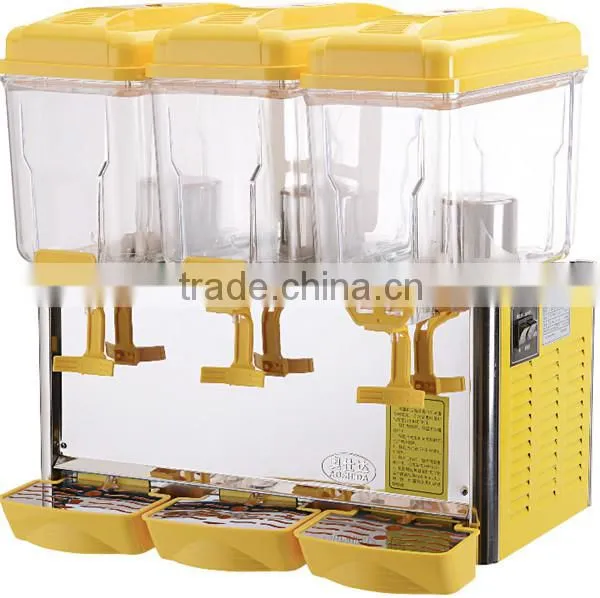 triplex two temperature hot cold drink machine for commercial use