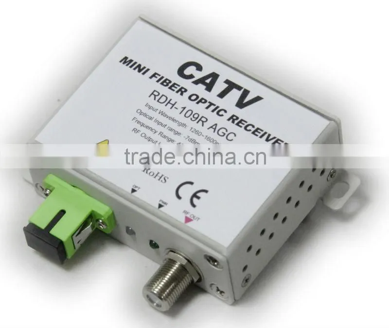 FTTH CATV Fiber Optic AGC Receiver/Mini receiver/AGC fiber optic