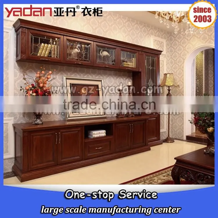 Living room cabinet hand painted antique furniture tv table, tv desk stand designs 2016