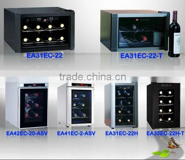 8bottles wine cellar with Touch Screen control and LED Display