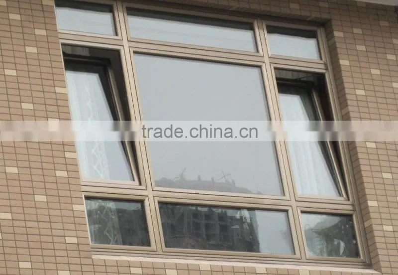 aluminium windows with double glaze glass for prefab homes