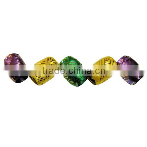 Gift Ribbon in Egg-shape, 5mm wide ribbon*20m length in roll for christmas gift wrapping