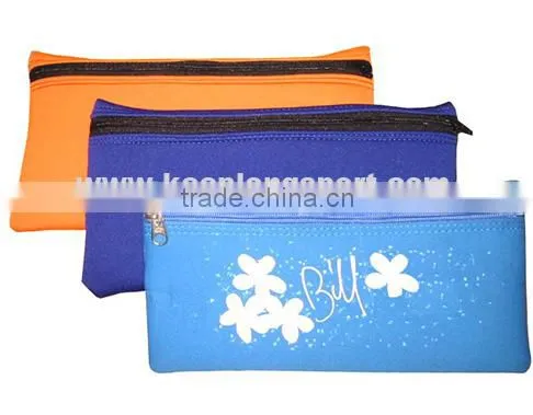 2014 new promotional gifts for christmas, neoprene pencil bag, cosmetic bag