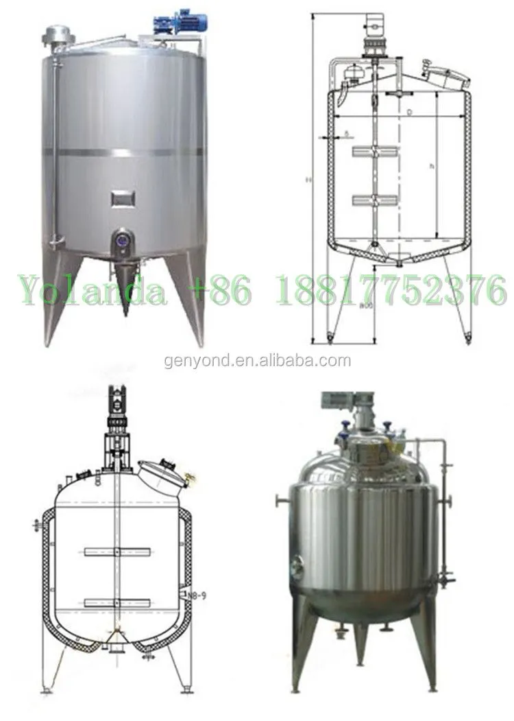Commercial Stainless Steel Ice Cream Aging Tank