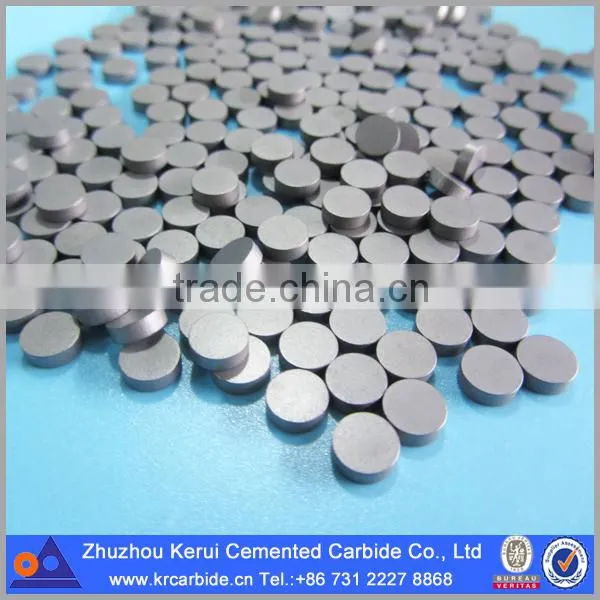 OEM 2mm thickness small size round carbide plate sintered carbide round blank
