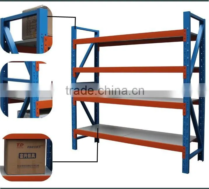 Heavy Duty Shelf Metal Furniture 4 Tier Steel Rack
