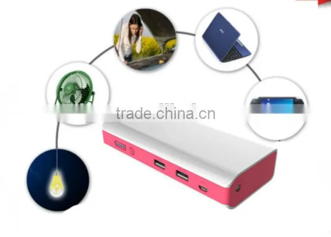 18000mAh Peak Portable Car Jump Starter Battery Booster Charger for SLR Laptop - Orange