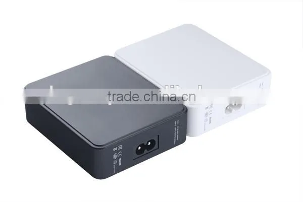 Hot seller 6 usb ports intelligent rapid charger smart charger for Mobile phone/Laptop/MP3/MP4 player/Tablet/Video game player