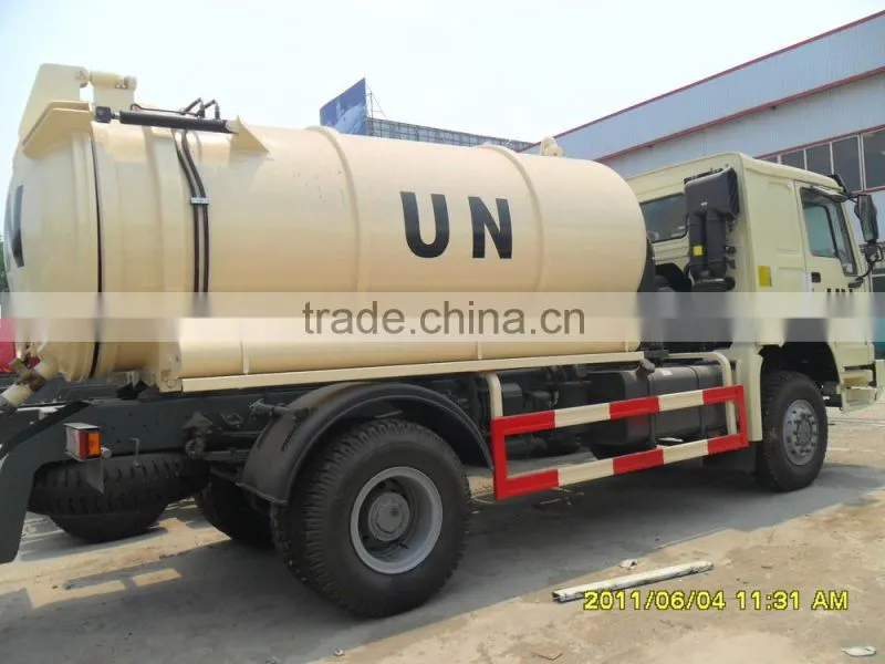 Sewage suction truck