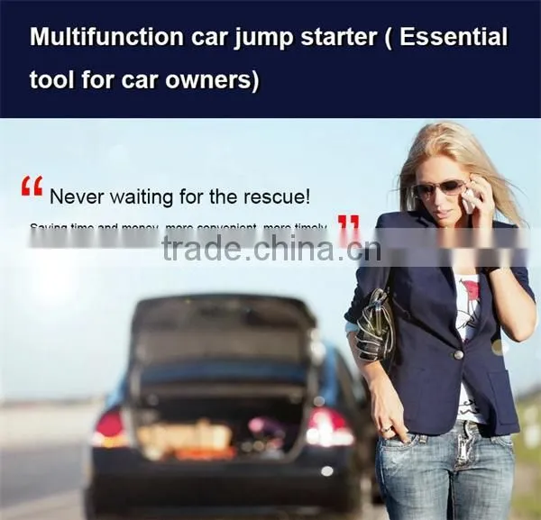 Car Jump Starter Battery Charger Booster Power Bank Car Emergency Tool