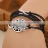 Europe and the United States Fashion Vintage Personality Leather Bracelet Men Exaggerate Bracelet