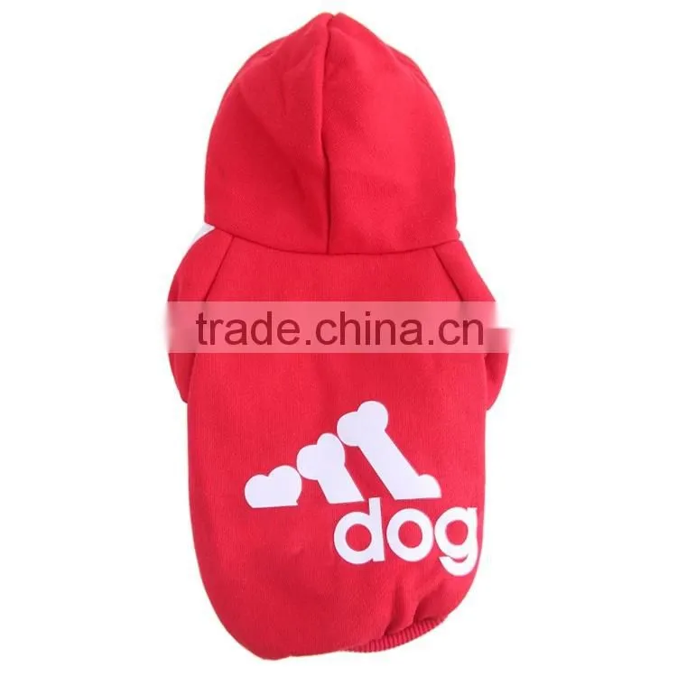 Factory Direct Wholesale Dog Clothes Sweater Fabric Adidog Pet Clothes