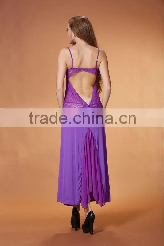 Noval fashion design sexy hot women night long dress lace grace skirt llingeries 3331