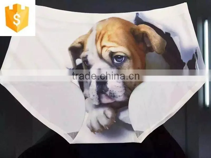 New sexy fashion ladies underpants 3D print design