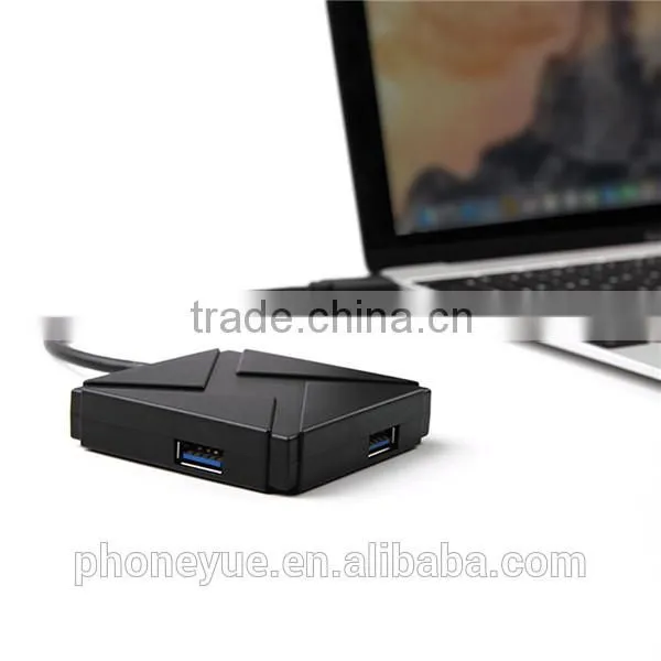 portable high speed charge usb 3.1 type c to usb 3.0 4 port hub for macbook