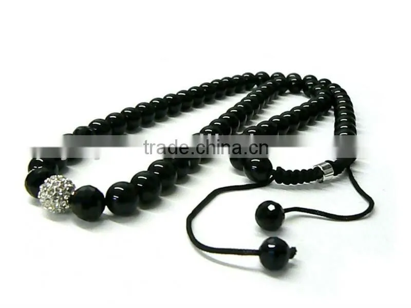 NE2068 Fashion Agate beaded necklace,tassel necklace