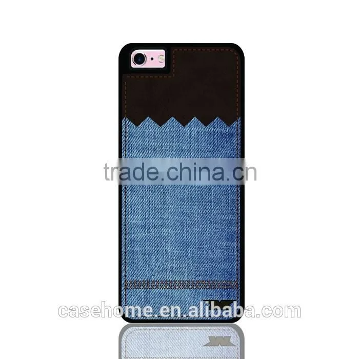 For iphone SE Mobile Phone Case Jean Back Hard Cover for iphone 7