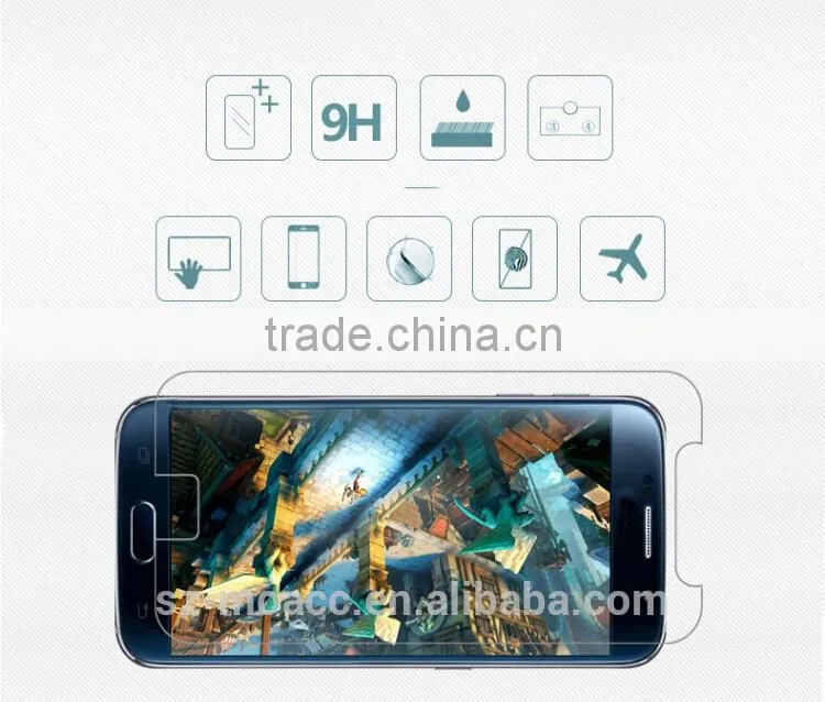High Quality 9h tempered glass screen protector for Samsung Galaxy S6 G9200