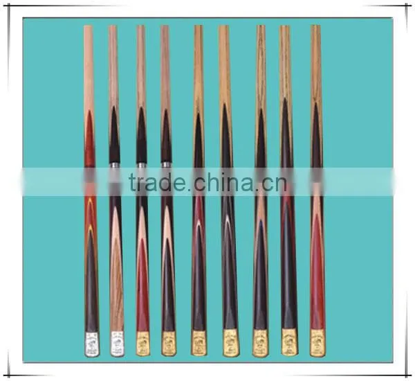 3/4 billiard cues for snooker game