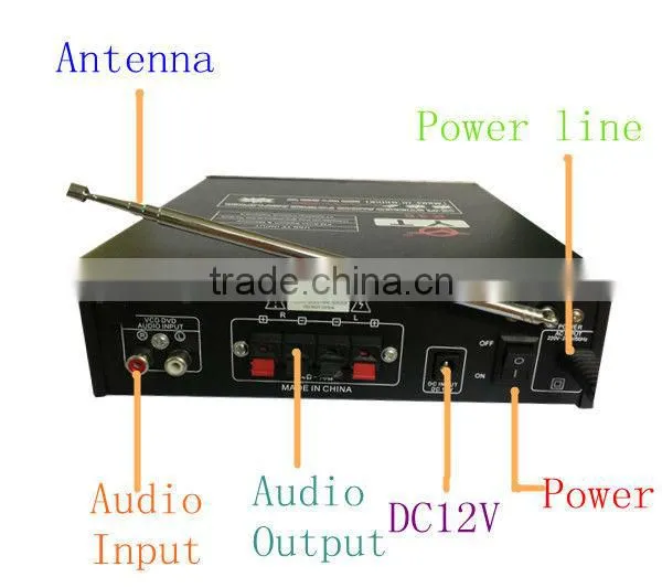 Pa system mixer best price amplifier YT-K36 with USB/TF/Karaoke