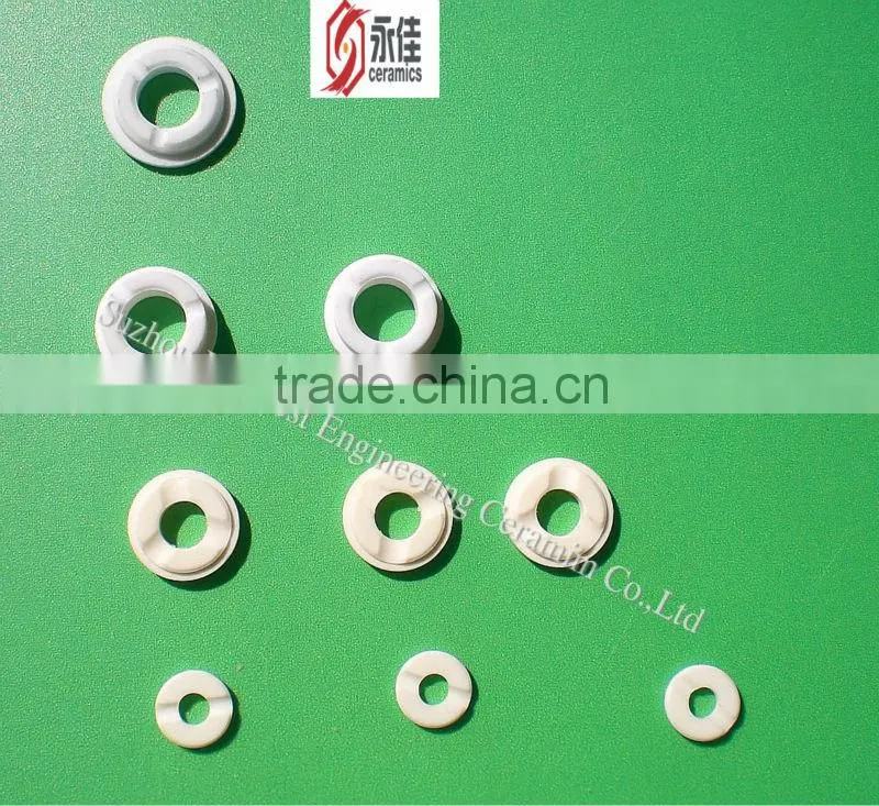 White alumina ceramic ring