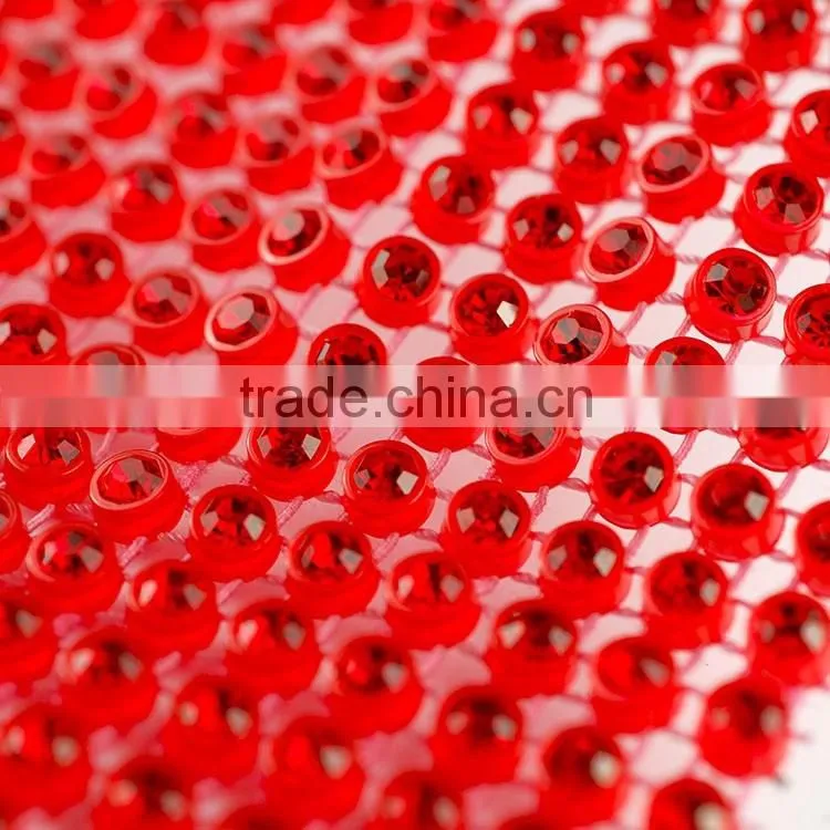Crystal Ace 5 Years Elastic Rhinestone Trimming Mesh, Stetch Crystal Rhinestone Mesh Sheet Banding for wedding party