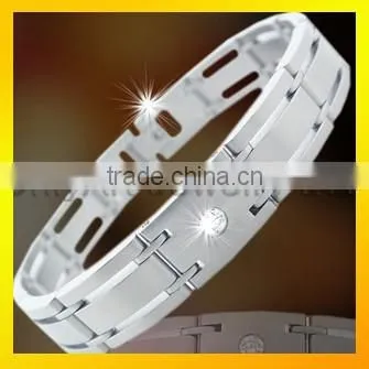 Stainless steel charm bracelet good quality 2016 custom bangle bracelet