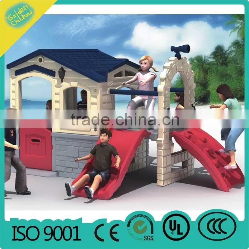 kindergarten baby slide , outdoor small children plastic slide