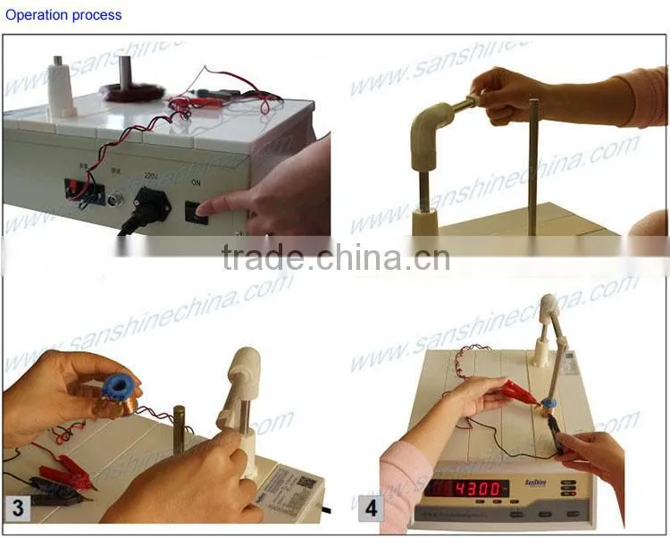 Electromagnetic valve coil turn number tester valve coil turn inspection instrument valve coil turn measure instrument(SS108-6)