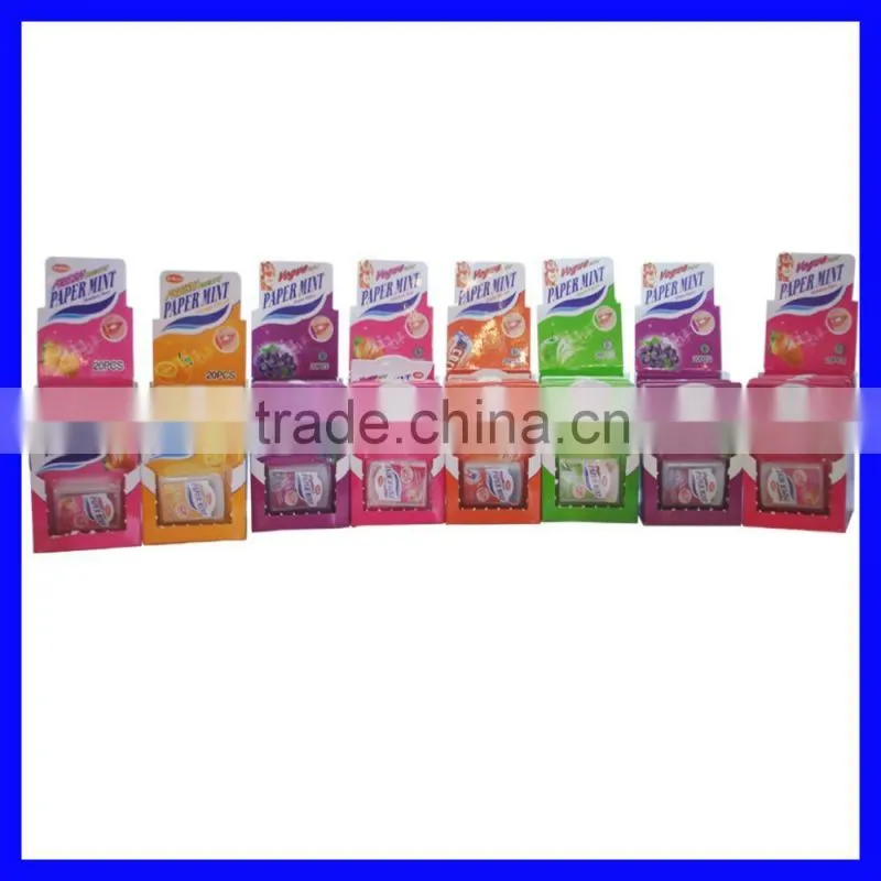 Oral Dissolvable Types Paper Mint Sweets for Russia Market
