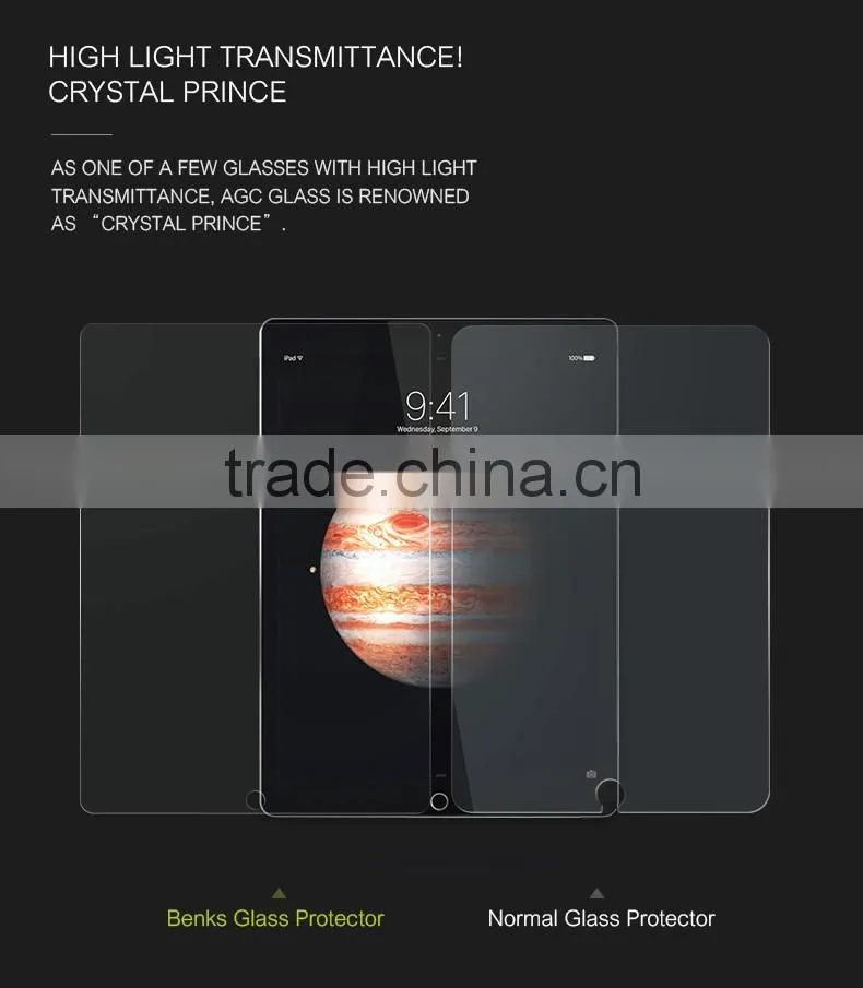 Original Benks OKR+ Anti-Scratch 9H 0.3mm Tempered Glass Protector For iPad Pro Explosion-Proof Glass Protector TB-0194