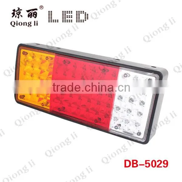 PC lens stop turn signal function waterproof 12v truck led tail light