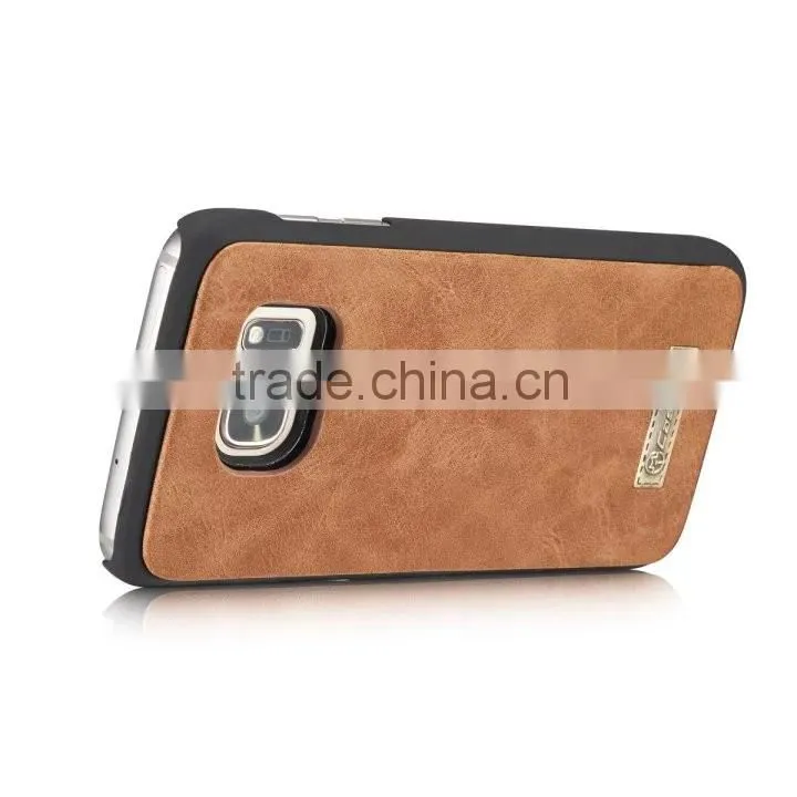 Caseme Card slot PU leather wallet case for S7 Zipper photo frame flip case for S7