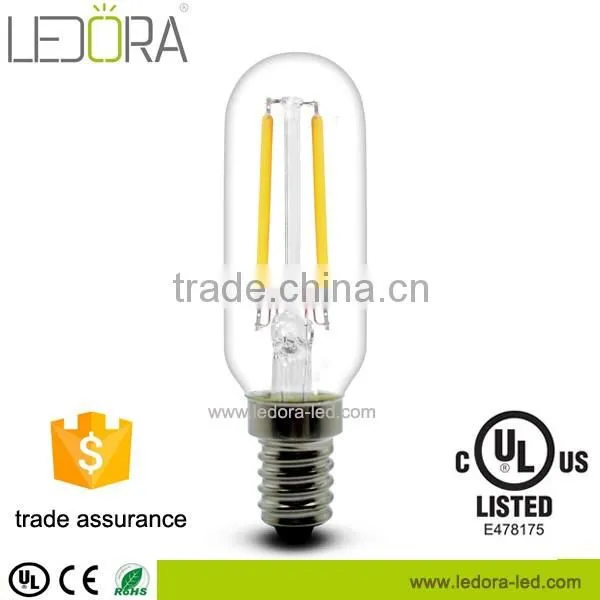 new design UL listed led linear light vintage shape t25 e27 e14 tubular 5w led bulb