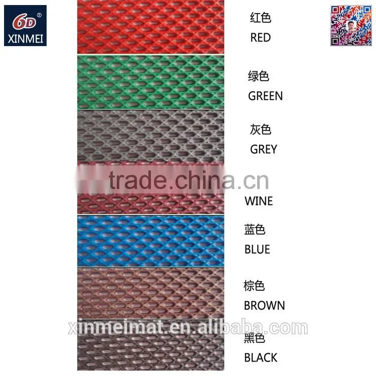 Waterproof hollow out anti slip pvc play mat