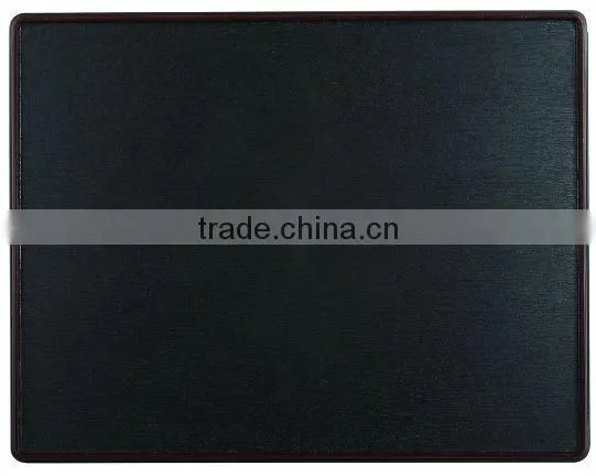 balck strong plastic food tray for fast food serving