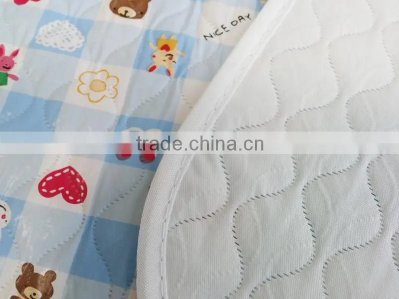 PVC/PE baby changing mat, waterproof & easy care & wipe clean & any sizes