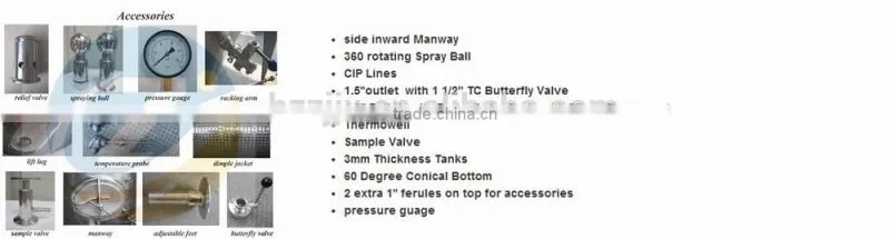 Stainless Steel Alcohol Storage Tank/Beer Storage Tank/Liquid Storage Tank