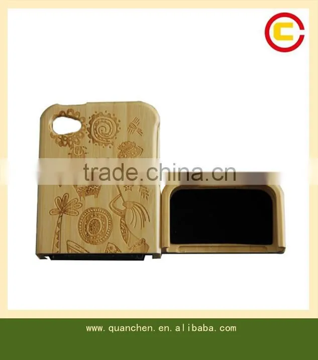 hot new bamboo 4s case cover for 2014