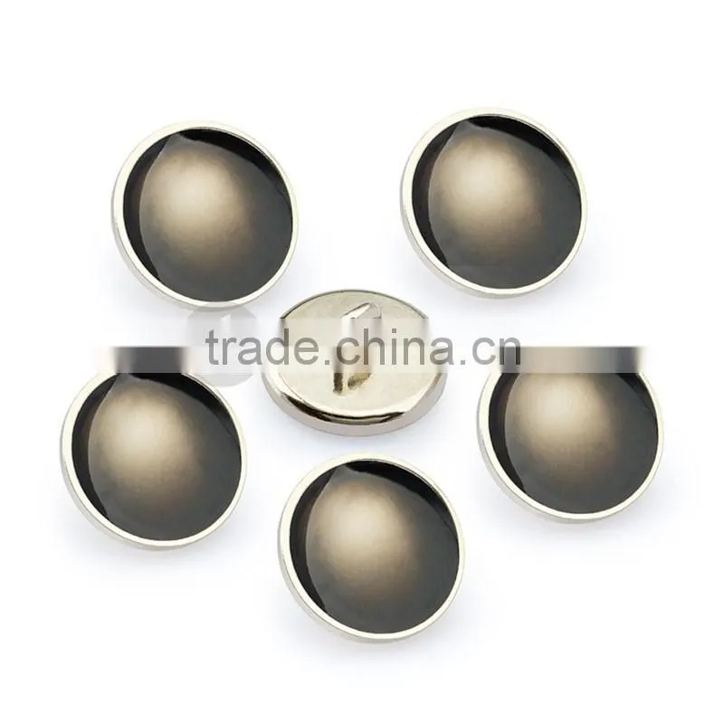Colored Matte Black Shirt Custom Buttons