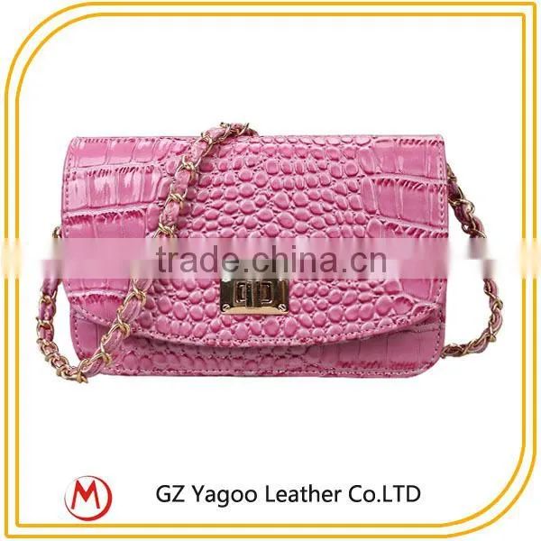 High Standard Sexy Mini Shoulder Bag Clutch Croco Bag