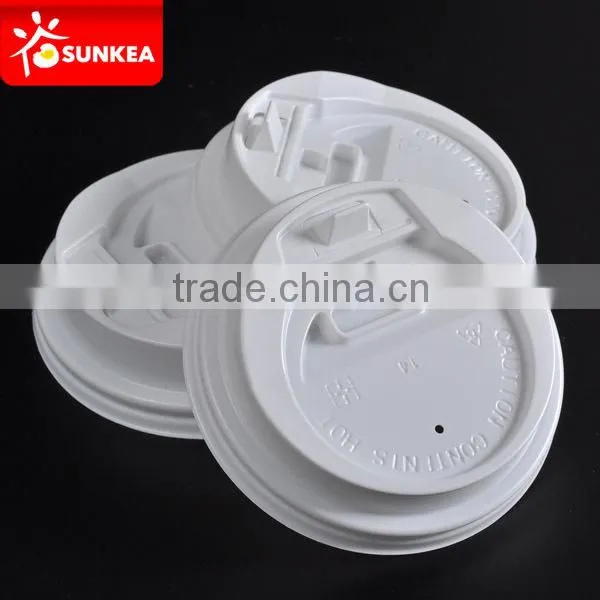 Coffee cup lids, plastic lids, PS lids