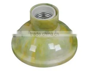 Home Appliance Electrical Light T8 Lamp Holder Wooden Color Style