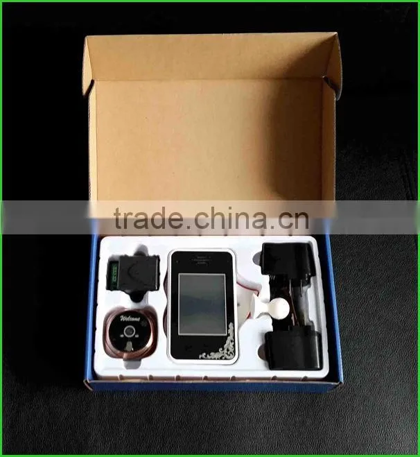 The latest 3.5''TFT-LCD infrared luxury touch screen digital wireless intercom peephole door camera