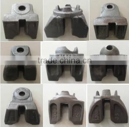 Casted steel Brace end for Ringlock scaffolding system