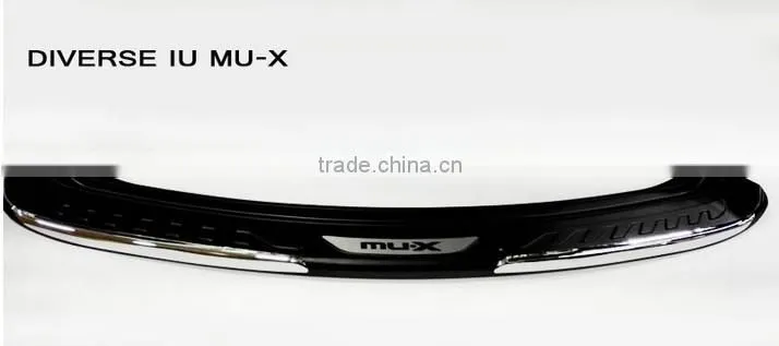 Exterior accessories bumper plate,MUX pedal car bumper guard foot plate accessories everest rear bumper plate For mu-x